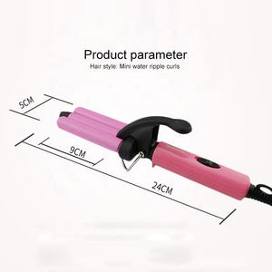 เครื่องม้วนผม3กระบอกเซรามิกสำหรับร้านทำผมเครื่องมือทำผมสำหรับผู้หญิงมายากลอุปกรณ์ดัด<span class=keywords><strong>ผม</strong></span>สำหรับร้านเสริมสวย - Product Image 6