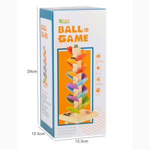 CPC CE EN71 Wooden Rolling Ball Music <strong>Tree</strong> Montessori Educational Rainbow <strong>Marble</strong> <strong>Tree</strong> Tracking Toys for Kids - Product Image 6