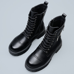 Botas de Negocios de Piel de Vacuno Genuina para Hombre, Listas para el Invierno - Zapatos de Vestir Formales, Forro Cálido para Clima Frío, Uso en la Oficina - Product Image 6