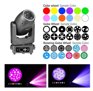 Brillight <span class=keywords><strong>LED</strong></span> 250W bsw di chuyển đầu Sharpy chùm tia rửa tại chỗ 3in1 250bsw 9R DMX di chuyển đầu ánh sáng với RGB Dải quầng - Product Image 6