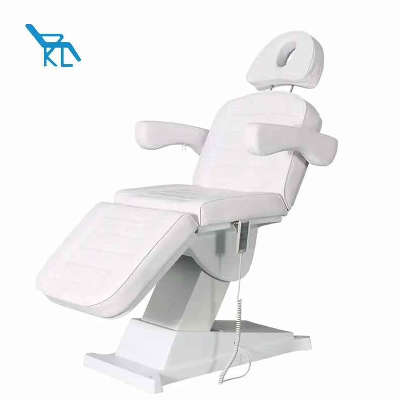 Motorizzato reclinabile altezza e schienale terapia Spa Salon cosmetico elettrico trattamento di bellezza lettino da massaggio lettino facciale