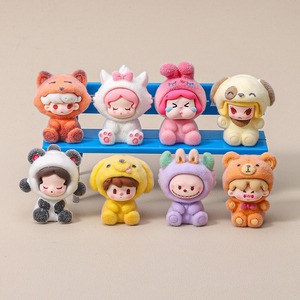 Figurines en peluche Bubble Family floquées, 8 styles, jouets animaux de dessin animé pour enfants, décorations cadeaux - Product Image 4