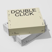 Boîte d'expédition en carton ondulé rose personnalisée avec logo, boîte d'expédition en papier recyclable avec poignée pour l'emballage postal de cosmétiques