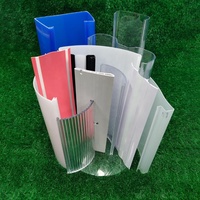Abat-jour en tube plastique transparent personnalisable en PC, PVC, PMMA pour lampe LED, couvercle de lumière, fabrication directe OEM/ODM