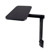 Ensemble de table pliante pivotante RV avec pieds réglables et plateau en bois massif pour camping-car, caravane
