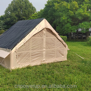 Tente de camping <span class=keywords><strong>gonflable</strong></span> d'extérieur 6.3 Pro avec revêtement noir et <span class=keywords><strong>auvent</strong></span> étendu, adaptée à 3 à <span class=keywords><strong>4</strong></span> personnes - Product Image 4