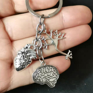 Portachiavi a Forma di Anatomia Medica: Cervello, Cuore, Nervo, Cellula - Gioiello Regalo per Medici e Infermieri - Product Image 2