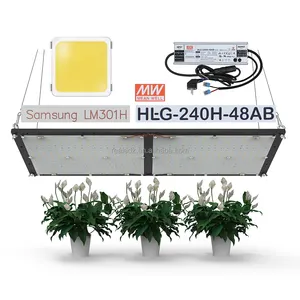 Pre-assembled Estares 240w v3 Q288 quatum panel with LM301H and epistar 660nm red led grow light full spectrum for horticulture