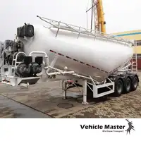 Venda a granel do transportador do caminhão do cimento do veículo 3 eixo do tanque semi reboque