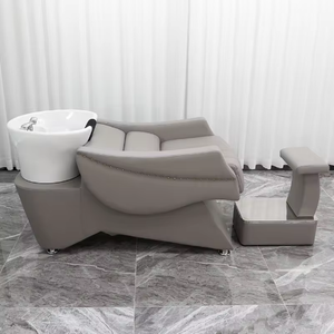 Mobilier de salon de <span class=keywords><strong>coiffure</strong></span> multifonctionnel bon marché design pour salon de beauté lit shampoing et massage avec bol - Product Image 2