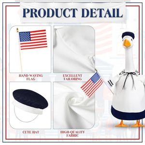 Costume de canard <span class=keywords><strong>marin</strong></span> avec chapeau et drapeau - Product Image 4