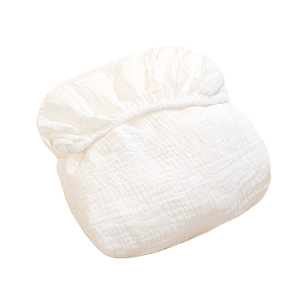 Sábana Ajustable de Cuna Impermeable de Algodón Puro Crepé Premium para Todas las Estaciones, Funda de Colchón de Muselina para Bebé, Varios Colores - Product Image 5