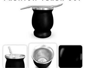 Ensemble complet de tasses à thé Yerba Mate Gourd Cadeau réconfortant pour les amateurs de boissons Mate Kit Yerba Mate moderne - Product Image 5