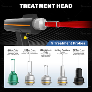 2025 nóng bán TGA được phê duyệt Pico Laser Nd Yag Q Switched xách tay 532 755 1064 1320nm picosecond Laser loại bỏ hình xăm máy - Product Image 3