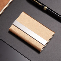 Dompet Kartu Bisnis Pengiriman Cepat Minimalis Tempat Kartu Magnetik