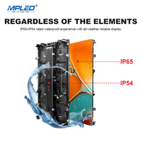 Pantalla LED para exteriores MPLED concisa hermosa P3.91 nuevo diseño señalización Digital alquiler pantalla LED para escenario trasero para ascensor IP65