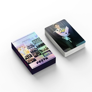 Fototarjetas Holográficas Láser Lomo de los Ídolos de KPOP, V, <span class=keywords><strong>JIN</strong></span>, SUGA, RM, JIMIN, JK, Bangtan Boys, 55 Piezas/caja, FESTA 2024, Feliz 11.º Aniversario - Product Image 2