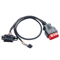 Adaptateur OBD2 OBD II Splitter OBDII 1 mâle vers 2 femelles Câble Y avec support de montage pour BMW/MINI PACEMAN