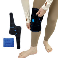 Pour Gel chaud compresse de glace sport veau Protection genou protecteur de qualité médicale soulagement de la douleur bande recyclable compresse chaude froide