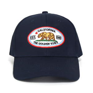 Patch brodé personnalisé de haute qualité respirant unisexe sport structuré 6 panneaux tissu de coton bord incurvé casquettes de Baseball chapeaux - Product Image 2