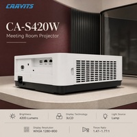 Projecteur personnalisé OEM CAAVITS 4200 Lumens WXGA 3LCD pour salle de conférence, projecteurs grand écran pour entreprises, fabricant commercial