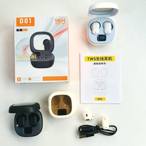 Audífonos Inalámbricos TWS D01 OEM ODM de Fábrica al por Mayor, Auriculares Bluetooth de Buena Calidad - Product Image 3