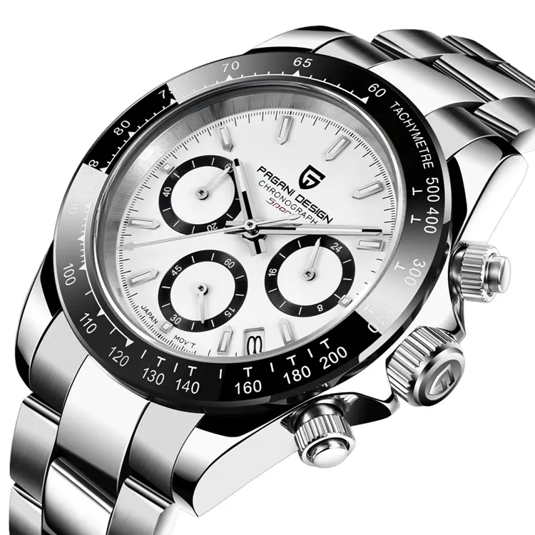 PAGANI DESIGN PD-1644 Men Calendário Analógico Quartz Business Stainless Steel Oem Custom Luxury Watch