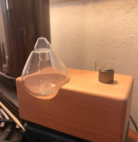 Diffuseur d'huiles essentielles portable USB sans eau, en bois et verre, pour table, avec étui de voyage, rechargeable, pour la maison, les voyages, cadeau