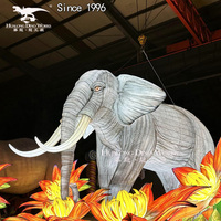 Festival de elegancia atemporal linterna de elefante exquisito diseño chino hecho a mano bodas decoración del hogar | Simbolizando la fuerza buena