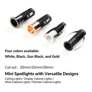 Antiglare cung cấp trực tiếp các nhà sản xuất <span class=keywords><strong>mini</strong></span> <span class=keywords><strong>LED</strong></span> Đèn sân khấu 3 Wát nhôm lõm <span class=keywords><strong>Mini</strong></span> downlight cho rượu vang hiện đại tủ - Product Image 2