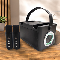 Enceinte Karaoké Portable Sans Fil avec Micro et Bluetooth, Machine à Chanter Portable, Subwoofer Sans Fil, Son Hifi pour Fêtes en Famille 831