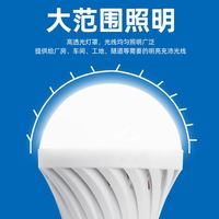 Lampes d'urgence LED rechargeables pour le camping en plein air et la maison, ampoules LED avec alimentation secteur, CRI élevé 90, durée de vie de 30 000 heures