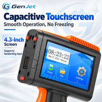 Imprimante jet d'encre portable M10 100m/min, codeur par lots multilingue pour logo, date d'expiration, code QR sur carton, métal, plastique