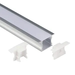 Profil en aluminium de l'industrie personnalisée en usine Profil en aluminium à LED d'épaisseur pour barre lumineuse à LED