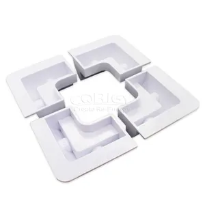 CORIGY Wholesale bulk good quality solar panels mounting bracket white corner side plastic abs solar mount for rv