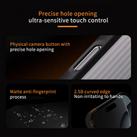 Funda Protectora para Teléfono Móvil con Recubrimiento de TPU+PC Corrugado y Duradero, Textura Mate, Protección Completa de 360 Grados, Protección Magnética para Lentes