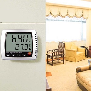 Medidor de Temperatura y Humedad de Escritorio Colgante, Pantalla Grande, Modelo Testo 608-H1, Función de Alarma, Medición Continua, Retención de Datos - Product Image 6