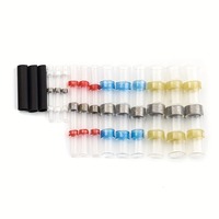 Kit de 300 connecteurs de fils à sertir - Connecteurs à bout isolés pour l'automobile et la marine, gaine thermorétractable, câblage électrique
