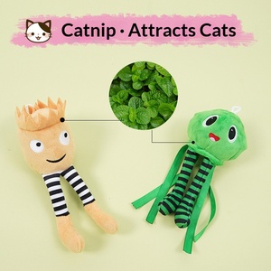 Giocattolo per Gatti in Peluche con Erba Gatta, Sonoro e Resistente ai Morsi, Interattivo per Gattini e Animali Domestici - Product Image 3