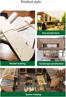 Unfinished Balsa Wood Sticks Unprocessed Flat Sticks Eco-Friendly DIY Model Craft Materials HJG Brand From Shandong