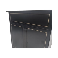 Panneau en bois intégré moderne d'armoire de Tableau de barre de stockage pour la chaise de salle à manger dans le salon cuisine meubles d'île de maison