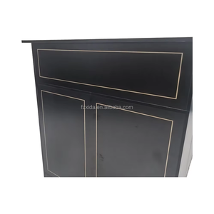 <span class=keywords><strong>Moderno</strong></span> armadio da tavolo con barra di stoccaggio integrato pannello di legno per sedie da pranzo in salotto <span class=keywords><strong>cucina</strong></span> mobili per la casa dell'isola - Product Image 4