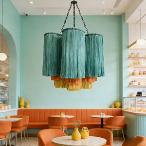 Lámpara <span class=keywords><strong>de</strong></span> Araña <span class=keywords><strong>de</strong></span> Tres Capas con Forma <span class=keywords><strong>de</strong></span> Flor Colorida, <span class=keywords><strong>Tapiz</strong></span> <span class=keywords><strong>de</strong></span> Macramé, Decoración <span class=keywords><strong>de</strong></span> Pared para el Hogar, Lujo para el Dormitorio - Product Image 5