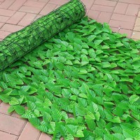 Feuillage artificiel clôture laurier artificiel clôture artificielle clôture artificielle feuilles rouleau
