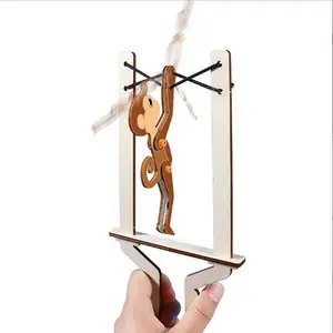 Научные наборы игрушечная деревянная обезьяна физическая Сборка DIY stem Развивающие игрушки для детей Diy Дерево DIY