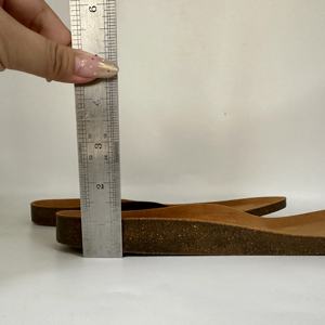 Commercio all'ingrosso RB <span class=keywords><strong>suola</strong></span> in <span class=keywords><strong>sughero</strong></span> sandalo <span class=keywords><strong>con</strong></span> panni ambiente amichevole riciclabile sandalo pantofola in gomma suole TPR <span class=keywords><strong>suola</strong></span> in <span class=keywords><strong>sughero</strong></span> in PVC - Product Image 4