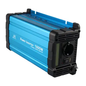 Germany technology pure sine wave power inverter 1000W 1KW Car Inverter LCD Display