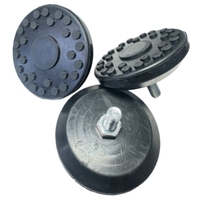 Pied de meuble réglable personnalisé en silicone, caoutchouc EPDM, NBR, NR, avec écrou, pour nivellement domestique, dureté 30~90 Shore