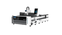 Machine de découpe laser à fibre automatique économique série E à économie d'énergie avec contrôle Cypcut pour tôles en acier au carbone et en acier inoxydable
