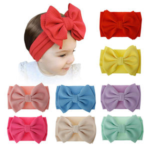 Nueva Diadema Infantil <span class=keywords><strong>de</strong></span> Lazo Doble <span class=keywords><strong>de</strong></span> Tela con <span class=keywords><strong>Cinta</strong></span> <span class=keywords><strong>de</strong></span> Encaje, Estilo Euroamericano, Color Sólido, Antideslizante, con Lazo Sencillo - Product Image 2